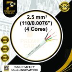 2.5 mm2 Four-Core (110/0.0076") 4-Core